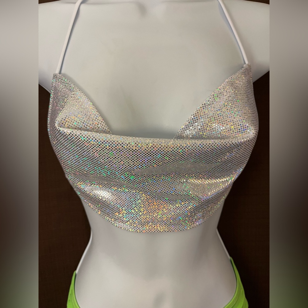 Handmade Rave Halter Top XS-XS